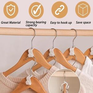 COPY-SPACE SAVING CASCADING HANGER HOOK FOR CLOTHES USE W/PLASTIC HANGER AMT: 50